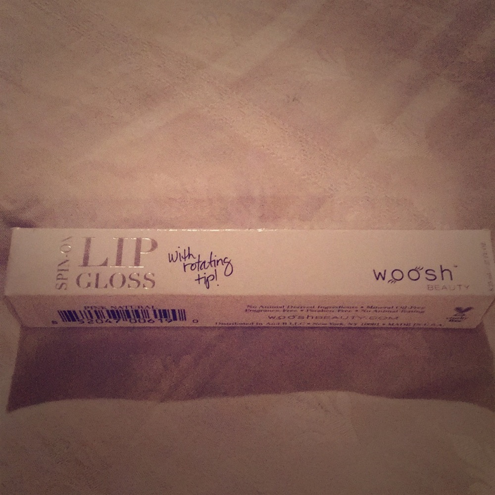 NWT Woosh Beauty Spin on Lip Gloss- Pink Natural